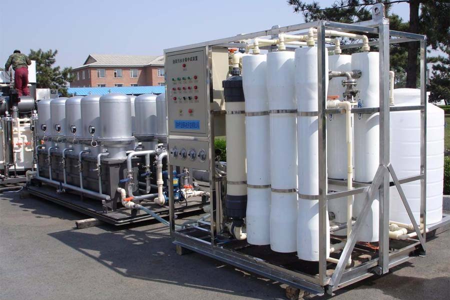 酸洗废水处理设备出水水质为COD40mg